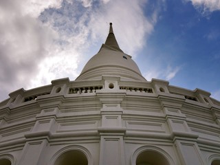 Wat Prayurawongsawat  as a landmark in Bankok Thailand