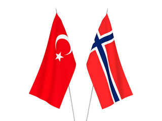 Norway and Turkey flags