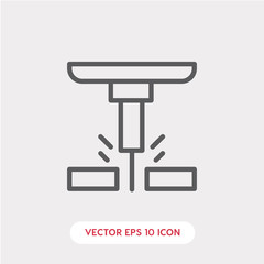 drill icon vector
