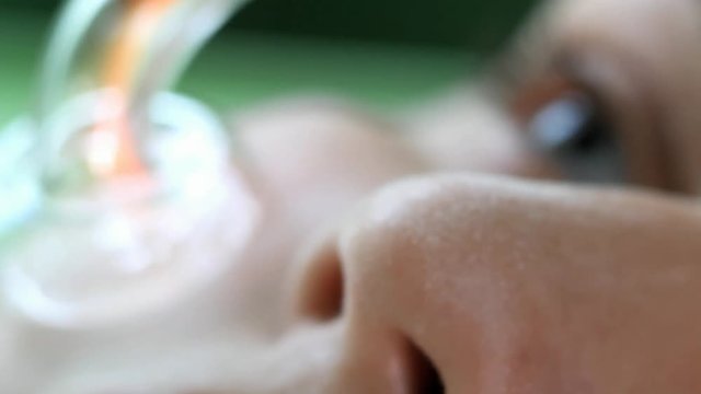 Facial girls spend darsonval very close up