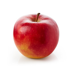 Fresh Red Apple isolated on white background