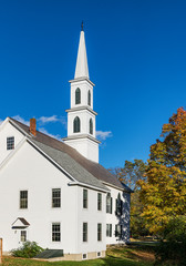Fototapeta na wymiar Church, Newfane, Vermont, USA.