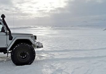 Iceland. Icy misty landscape  © YvonneNederland