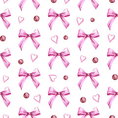  Hand painted watercolor seamless pattern for invitations,greeting card and design.
