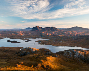 Suilven taken from the summit of Stac Pollaidh
