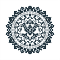Tibetan pattern mandala design