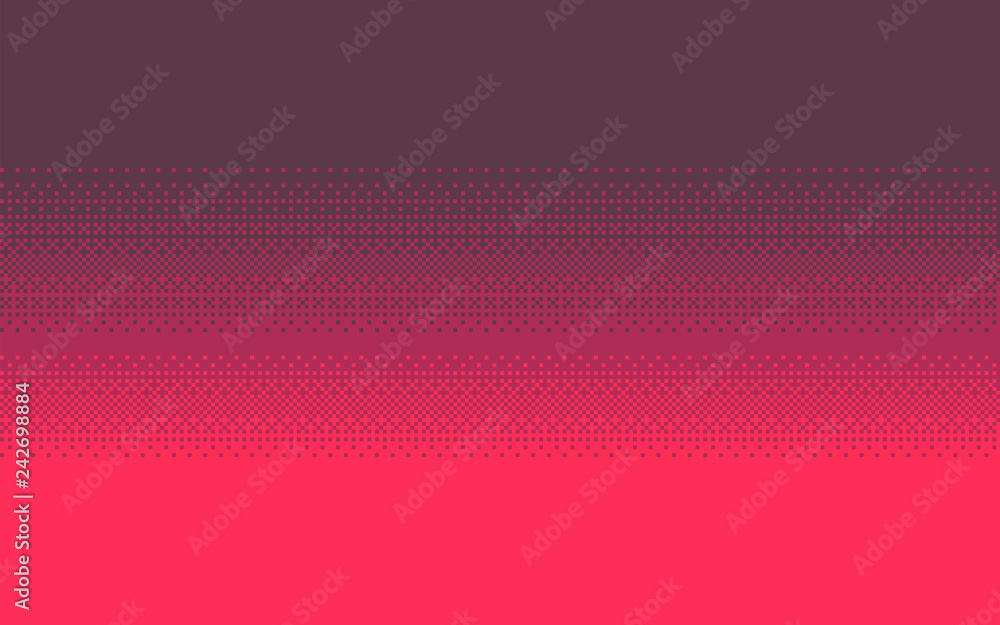 Poster pixel art gradient color. dithering vector background.