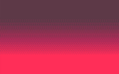 Pixel art gradient color. Dithering vector background.