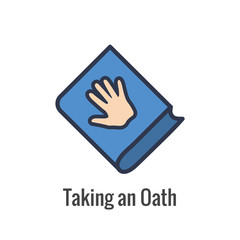 Law and Legal Icon Set with Judge, Jury, and Judicial icons