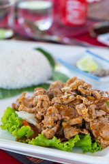 “Lok Lak” traditional recipe from Cambodia