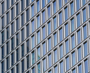 Obraz premium modern architecture, luxury hotel Jumeirah, facade, Frankfurt, Hesse, Germany