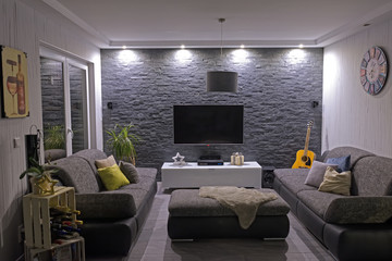 Modern Livingroom Wohnzimmer schiefer