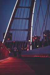 bridge at night