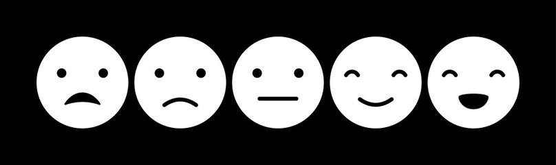 Emoticons mood scale