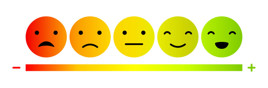 Emoticons mood scale