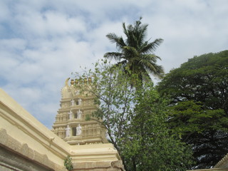 Sri-Chamundeshwari-Tempel am Chamundi Hill in Mysore / Südinidien