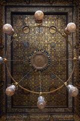 Amazing decorated chandeliers at the Qalawun complex (Arabic: مجمع قلاون‎), a massive complex in islamic Cairo, Egypt