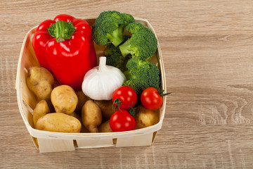 Assorted fresh vegetables