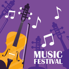 fiddle classical instrument icon