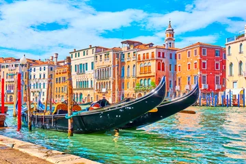 Poster Canal Grande in Venetië © Roman Sigaev