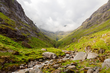 beautifull Landscape at Lost Valley near Glencoe