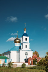 Fototapeta na wymiar Luzhki, Vitebsk Region, Belarus. Orthodox Church Of Nativity Of 
