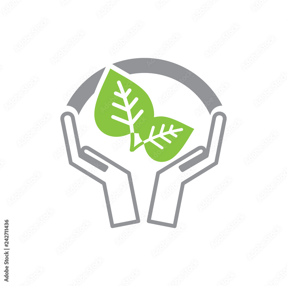 Fototapete Environment ecology icon on white background for graphic and web design, Modern simple vector sign. Internet concept. Trendy symbol for website design web button or mobile app