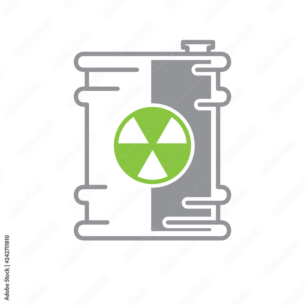 Fototapete Ecology fuel icon on white background for graphic and web design, Modern simple vector sign. Internet concept. Trendy symbol for website design web button or mobile app