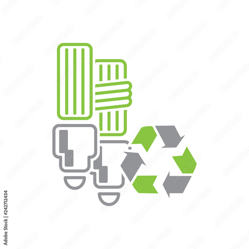 Poster ecology recycling icon on white background for graphic and web design, modern simple vector sign. in