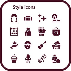  style icon set