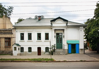 Old street at historical district of Kishinev. Moldova
