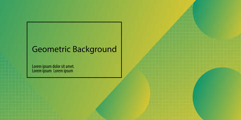 Geometric background. Minimal abstract cover design. Creative colorful wallpaper. Trendy gradient poster. Vector illustration.