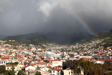 Tęcza nad Maderą