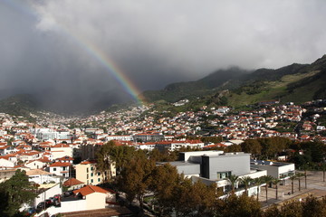 Tęcza nad Maderą