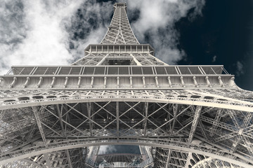Gorgeous shot of Eiffel Tower, Paris, France