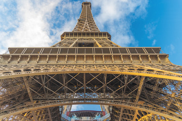 Gorgeous shot of Eiffel Tower, Paris, France