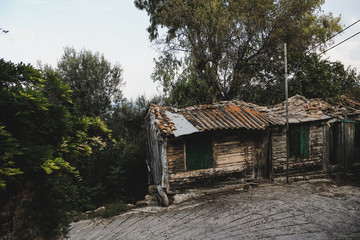 old wooden house