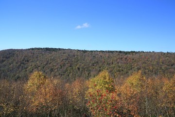 Fototapeta premium West Virginia Mountain Top and valley