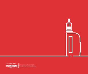 Abstract creative concept vector line draw background for web, mobile app, illustration template design, business infographic, page, brochure, banner, presentation, poster, cover, booklet, document.