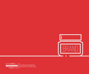 Abstract creative concept vector line draw background for web, mobile app, illustration template design, business infographic, page, brochure, banner, presentation, poster, cover, booklet, document.