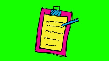 kids drawing green screen with theme of agenda