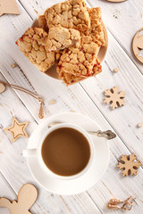 Coffee with cookies