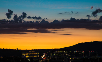 Sonnenaufgang Stuttgart