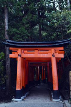 Entrance of Fushimi Inari Taisha temple