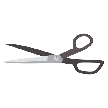 scissors black icon