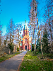 Großherzogliche Grabkapelle in Waldstadt neighborhood in Karlsruhe city in the Schwarzwald or...