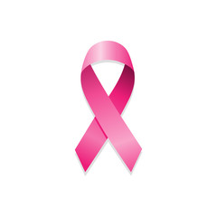 Pink cancer ribbon. International cancer awareness day - 242736628