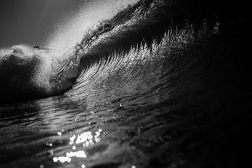 Close up of wave in sea
