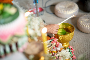 Thai traditional  wedding decorations