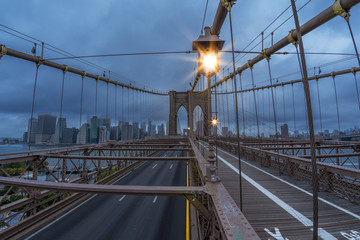 a magnificent view of  Brooklyn Bridge